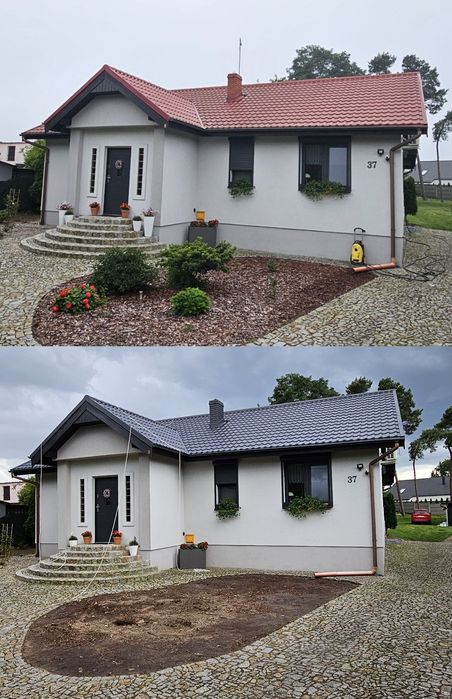 Malowanie,mycie dachów, elewacji