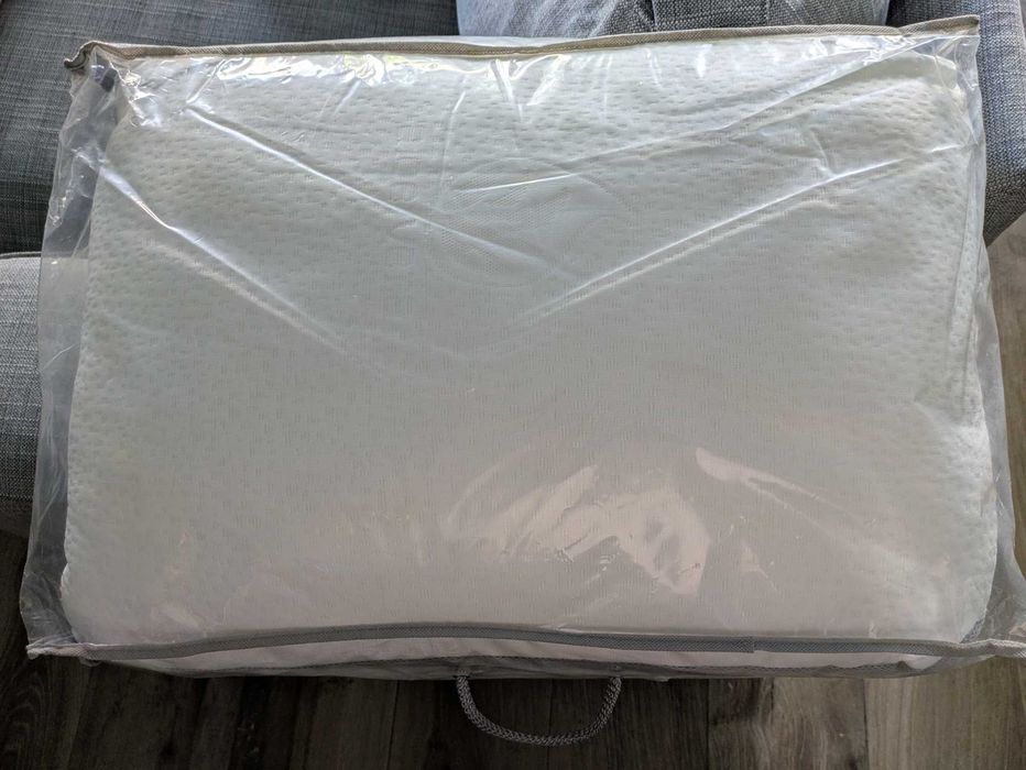 Conjunto 2 Almofadas Viscoelásticas Trituradas Branco