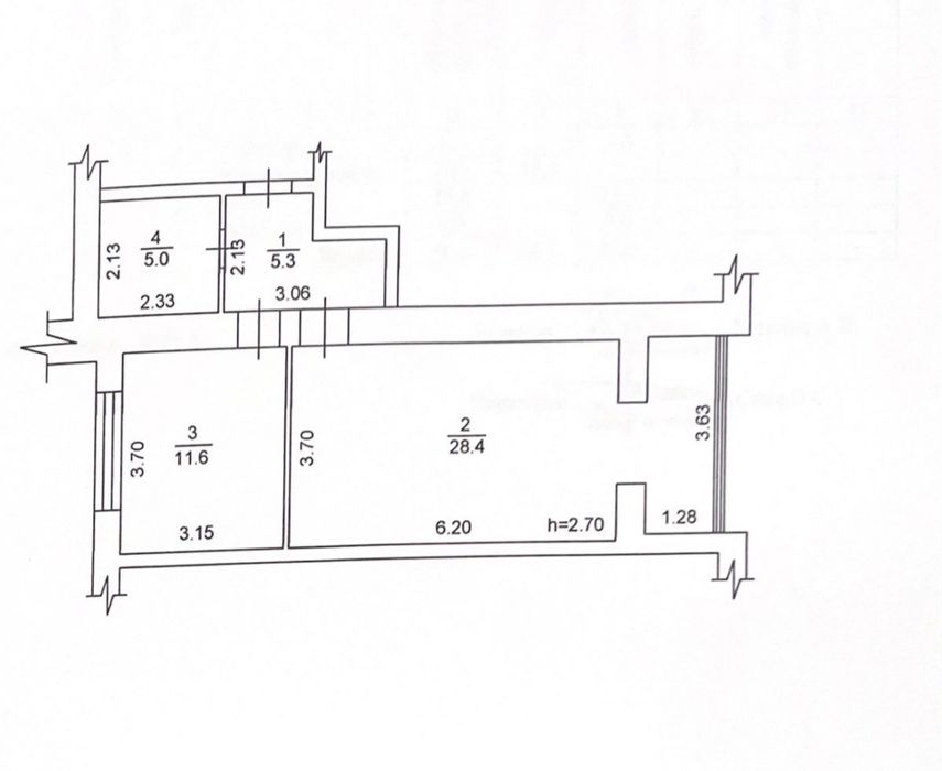 1кімнатна Прага  37500$