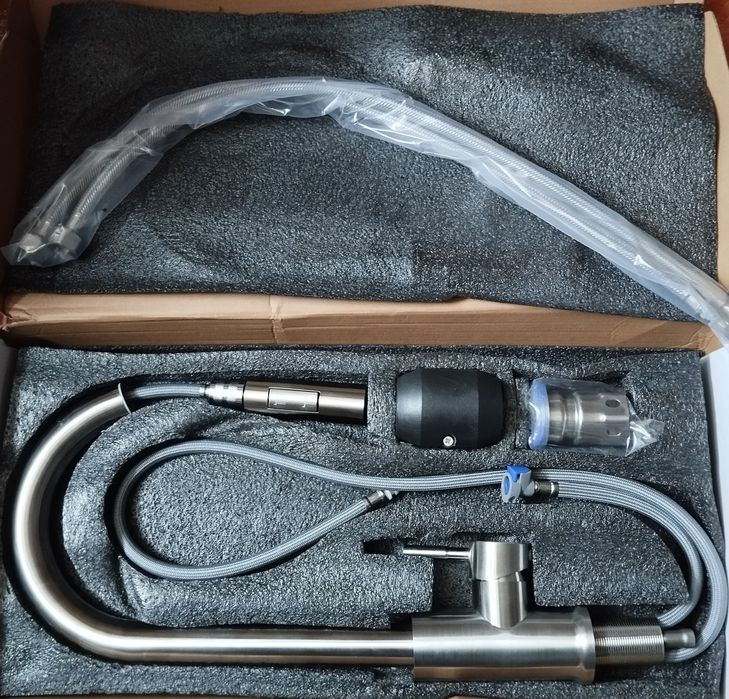 Змішувач кухонний,нержавійка 304