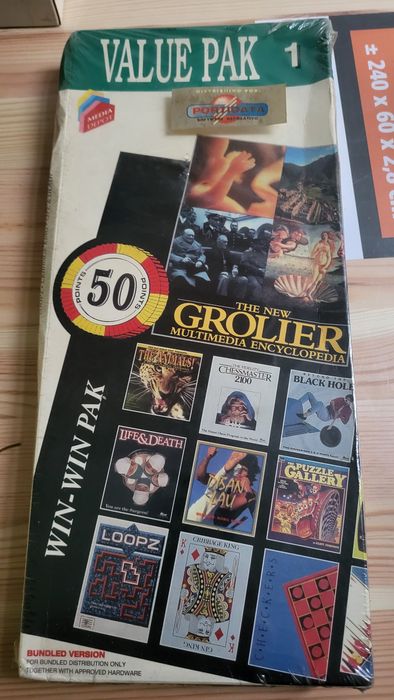 Caixas BIGBOX PC e MAC 1995/1996