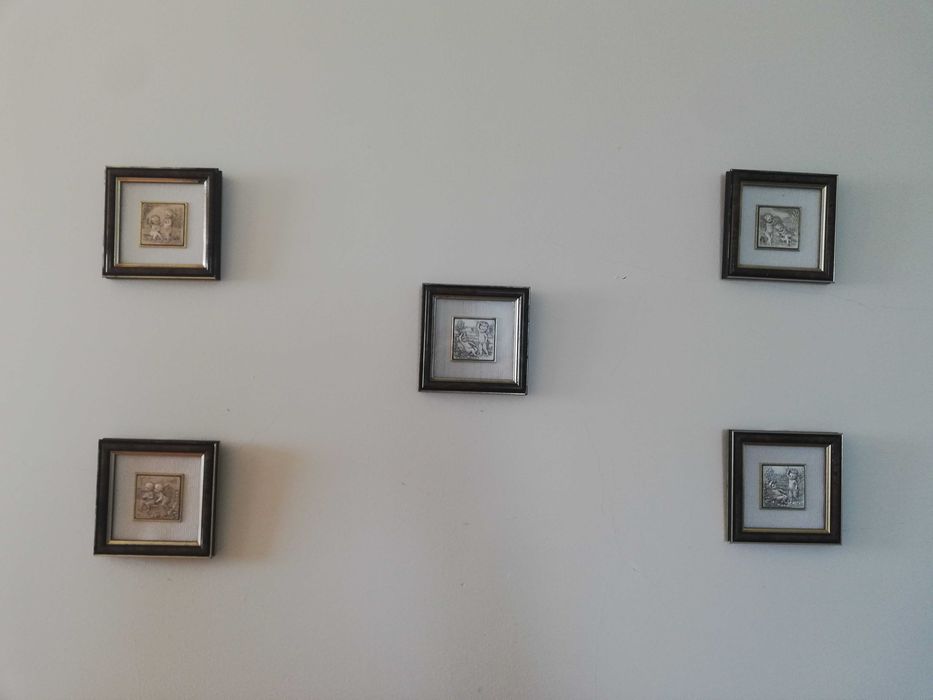 5 Quadros de Prata