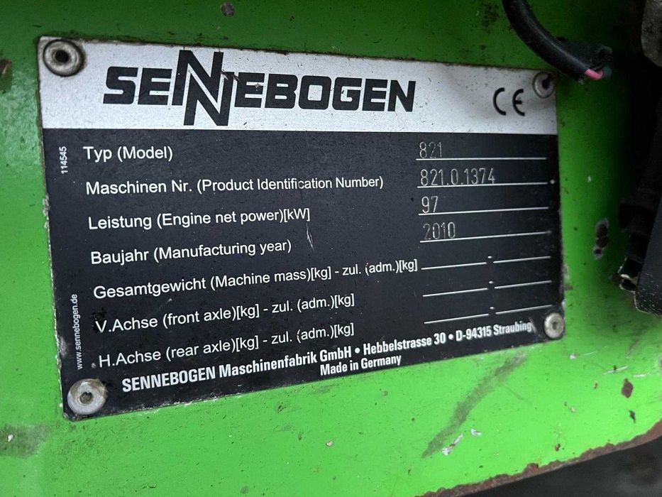 Koparka przeładunkowa Sennebogen 821