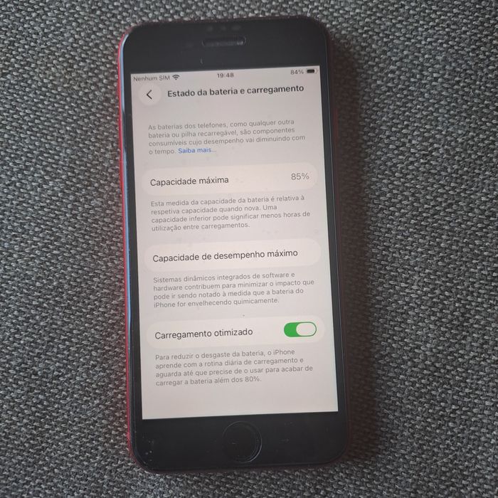 iPhone SE 3ª Geração (2022) 128GB – Vermelho | Com caixa | Desbloqueado