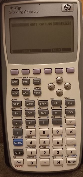Calculadora HP 39Gs- grafica