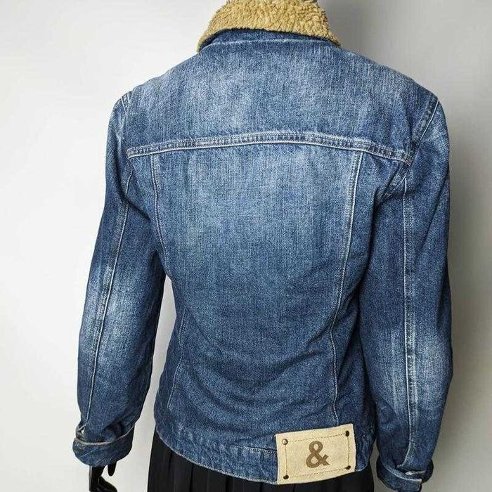 Dolce & Gabbana Шерпа тепла джинсова куртка