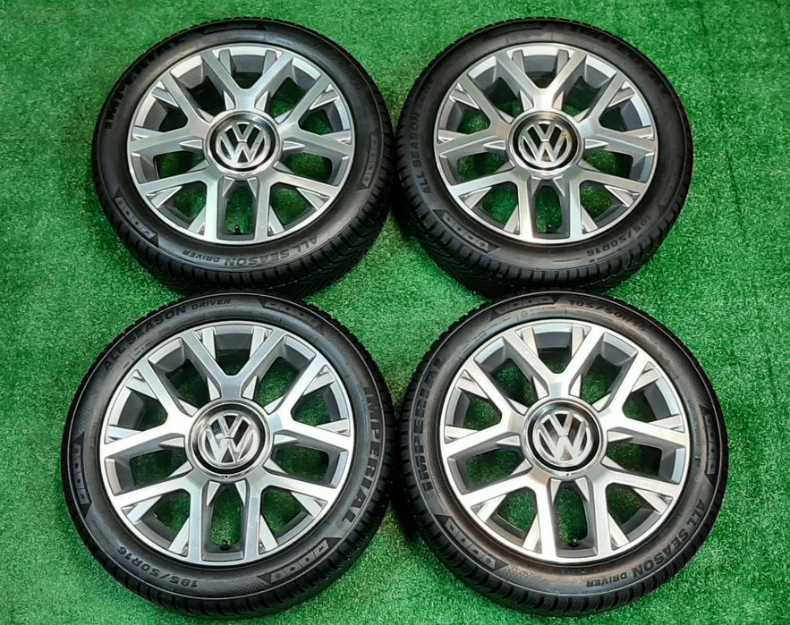 Koła Całoroczne 185/50/16 Felgi Aluminiowe 16" 4x100 VW up! / e-up!