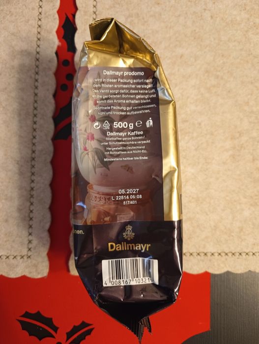 Kawa ziarnista Dallmayr prodomo 500g