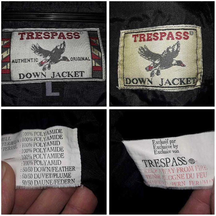 Куртка пуховик зима Trespass