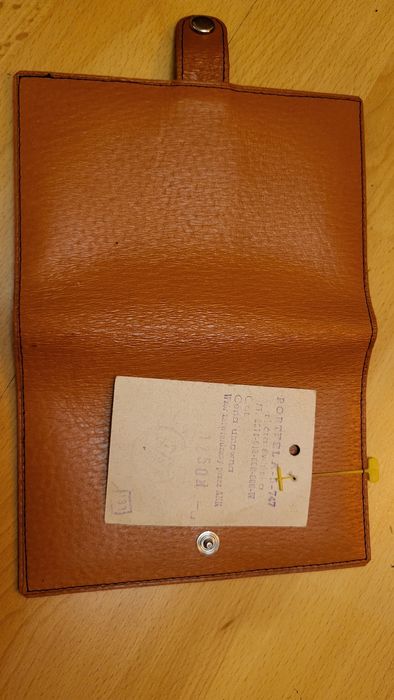 Skórzany portfel Cepelia nowy z metką, unikat PRL