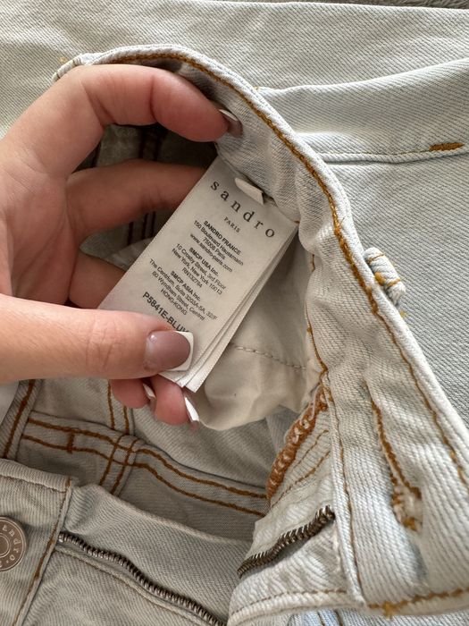 Джинси sandro блакитні