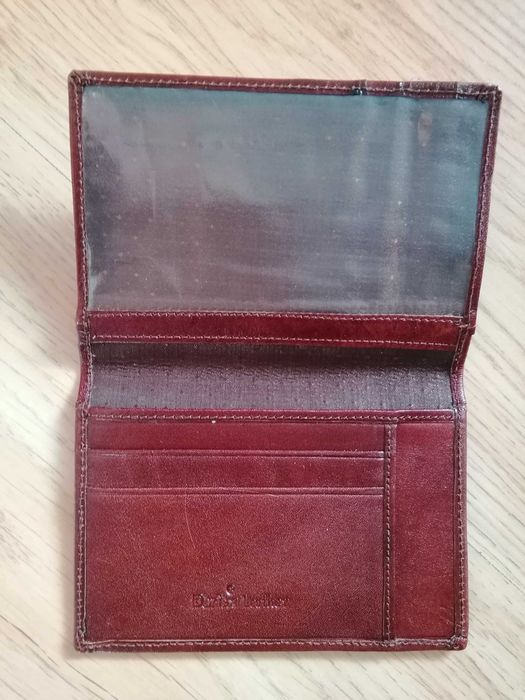 Skórzane etui na dokumenty, karty - Bartex, unisex.