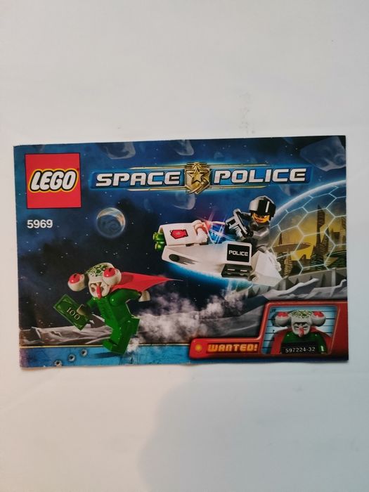 Instrukcja LEGO Space Police 5969 Squidman Escape stan BDB