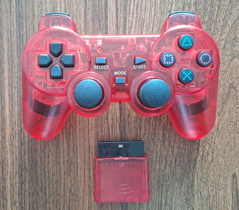 Comando consola Sony Playstation 2 PS2 sem fios - novo