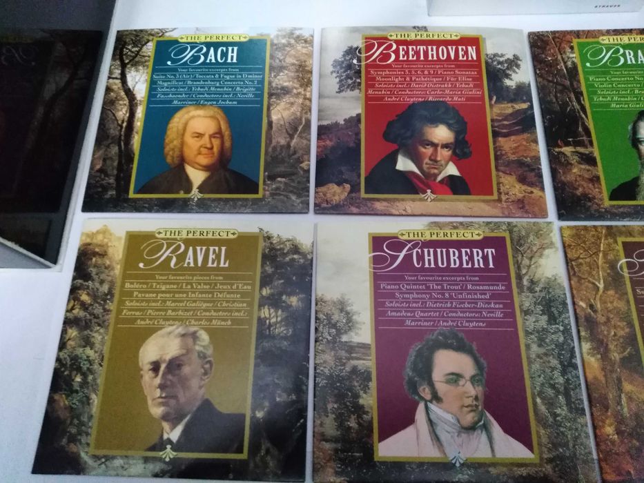 Caixa 10 CDs musica clássica The Perfect Composers - Mozart Beethoven