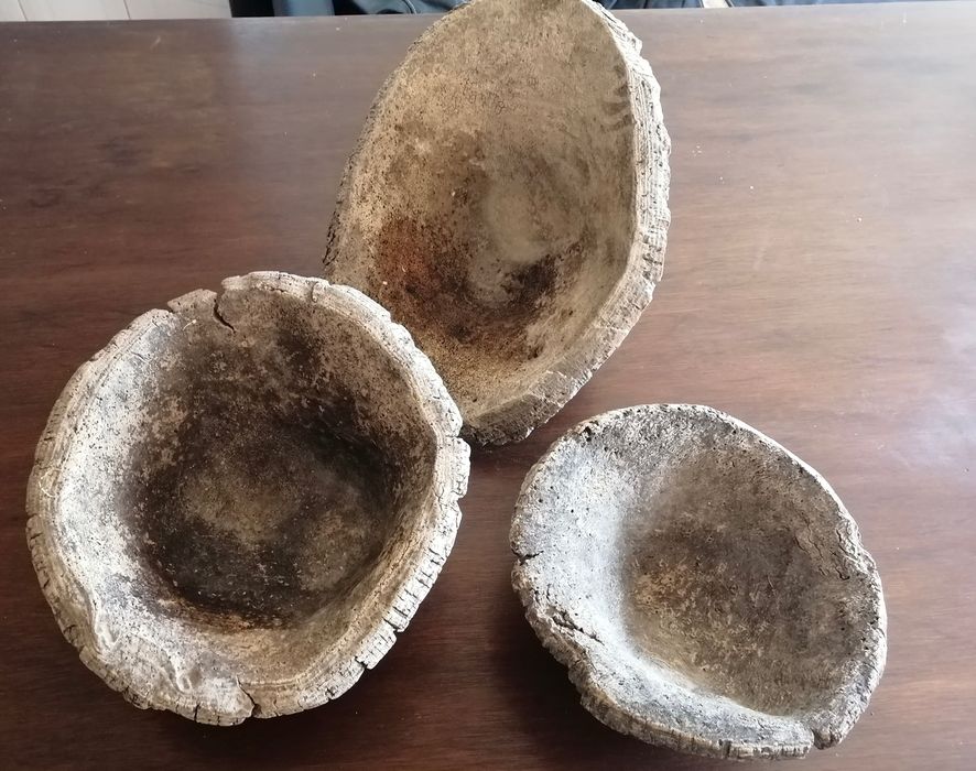 3 cochos de cortiça