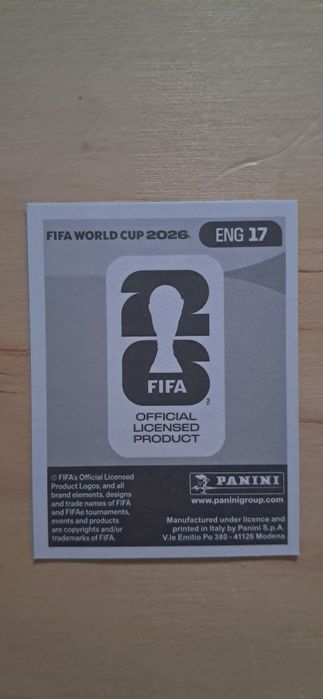 Cromo futebol de Saka(Mundial 2026)da Panini