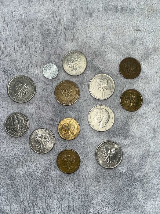 Zestaw monet PRL + II RP • 13 sztuk • lata 1923–1990