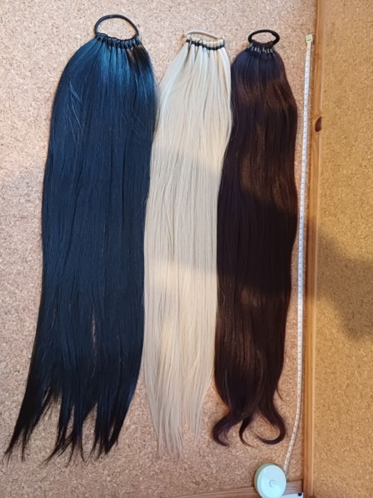 Extensão de cabelo comprido, rabo
de cavalo. Novo.