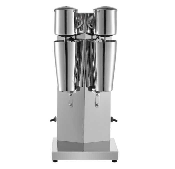 Elektryczny Mikser do Shake'ów z Podwójną Głowicą 800 ml - Silvery