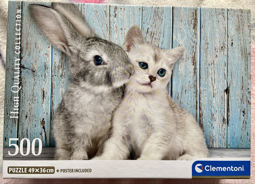 Пазл Clementoni 500 шт. Котик та кролик