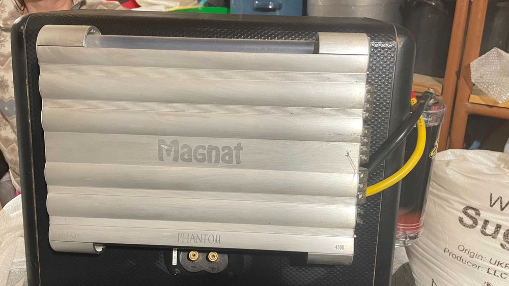 Підсилювач Magnat PHANTOM 4500 + сабвуфер Інфініті + конденсатор
