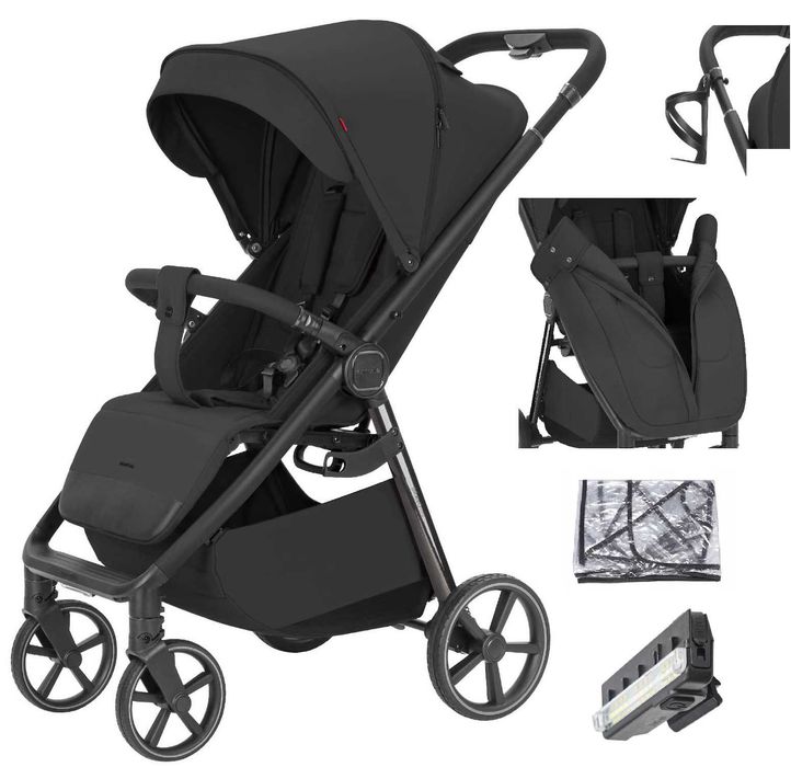 Carrello Bravo M/Lite wózek spacerowy+ akcesoria