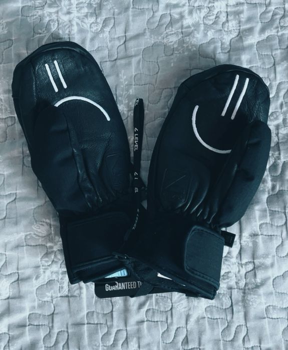 Rękawice snowboardowe Level Vertigo PRO Mitt Logos Well Done S