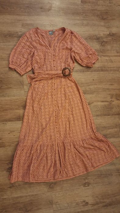 Sukienka ażurowa reserved 36/s 100 % bawełna