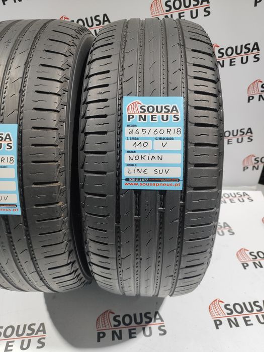 110 Euros 2 pneus 265-60R18 Nokian - Oferta dos Portes