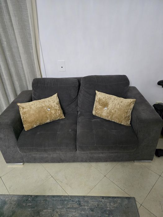 Sofá para sala-cinzento como novo
