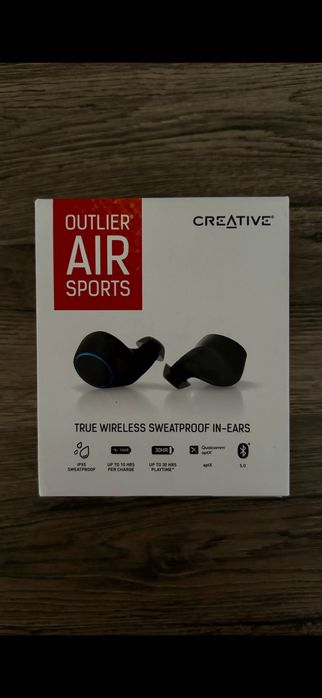 Słuchawki bezprzewodowe dokanałowe Creative Outlier Air Sports