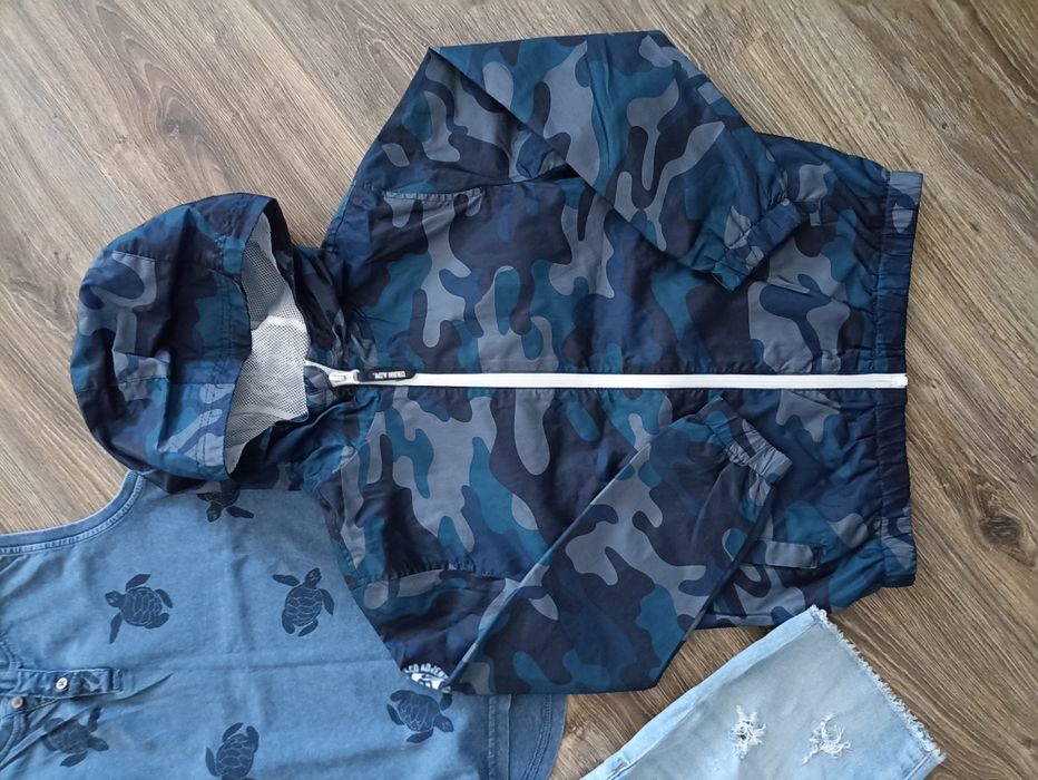 Mega paka, zestaw ubrań dla chłopca 122, 128