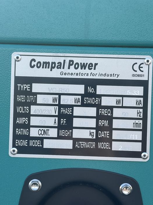 GERADORES DIESEL INDUSTRIAIS 30 kW e 50 kW – NOVOS