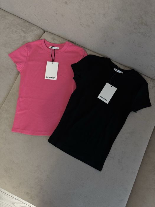 XXS, XS, S, M Футболки Bershka бершка, футболки в стилі скімс skims