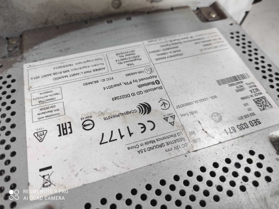 Skoda Octavia 3 radio gwarancja oryginal