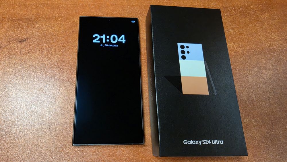 Samsung Galaxy S24 Ultra 5G Dual Sim 512GB/12GB RAM niebieski, stan bdb