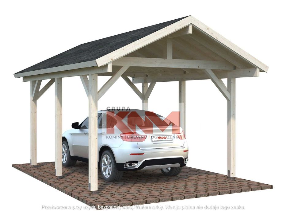 WYPRZEDAŻ Carport wiata na samochód wiosna 2025 ostatnia sztuka TANIO!