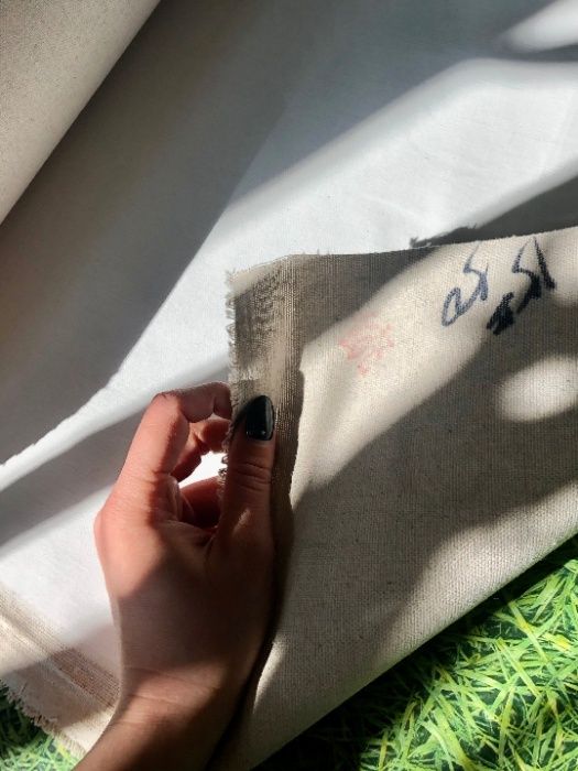 ґрунтоване полотно шириною 220 см. Канва на відріз