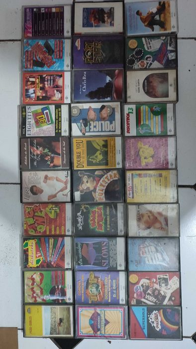 Lote 90 Cassetes antigas Música Estrangeira