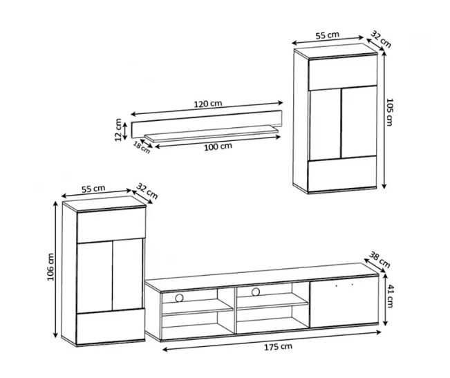 Móveis de salon novos