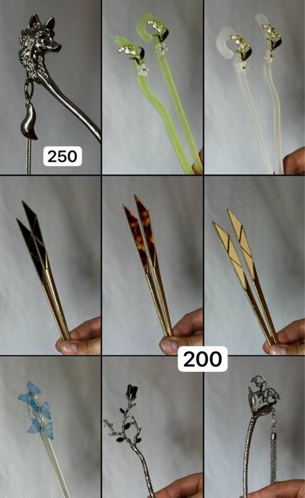 Китайська шпилька для волос/ крабик