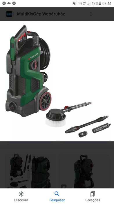 Lavadora de alta pressão PARKSIDE 2400w 170 Bar nova. Acessórios inclu