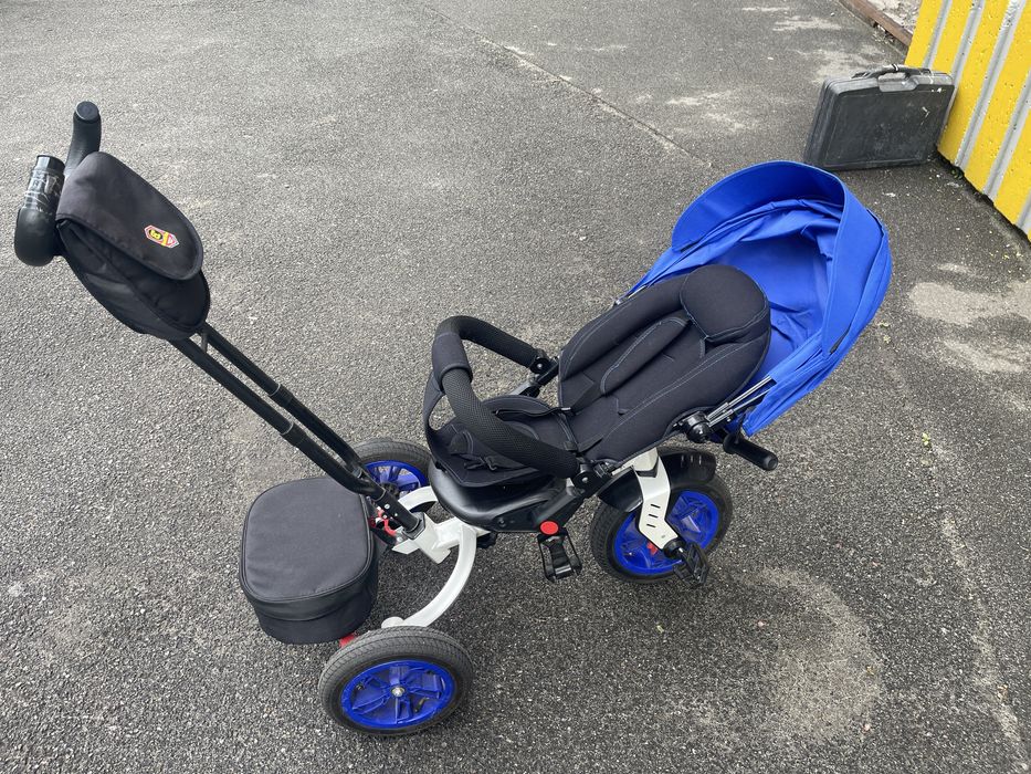 Триколісний велосипед з батьківською ручкою Best Trike для дітей 1-3 роки