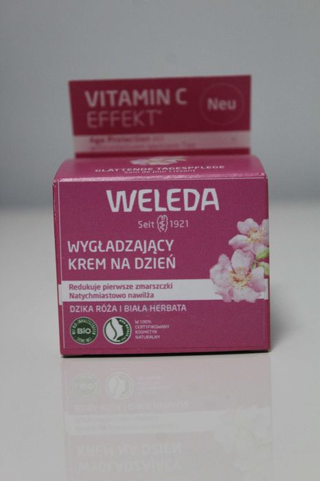 WELEDA Wygładzający krem na dzień z dziką różą i białą herbatą, 40ml
