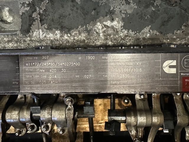 CUMMINS ISME 420 silnik spalinowy rozebrany