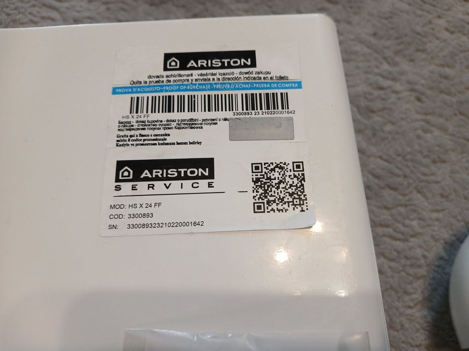 Котел газовий турбований ARISTON HS X 24 FF