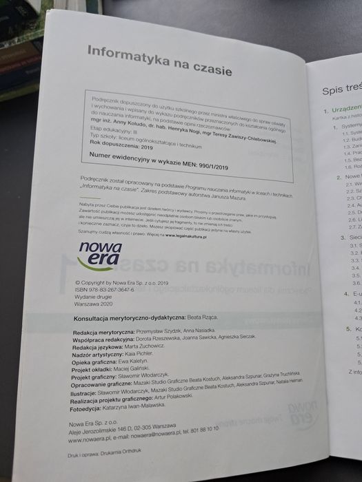 Inforamtyka na czasie 1