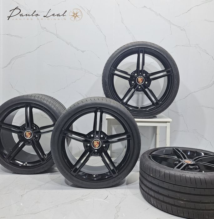 Jantes 21" Originais Porsche Taycan Turbo Mission E 5x130 com pneus