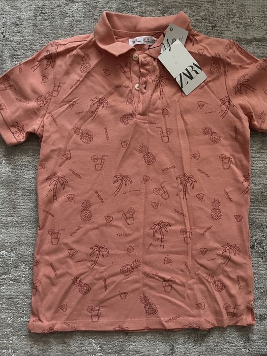 Поло футболка Zara подростковая рост 140 10лет